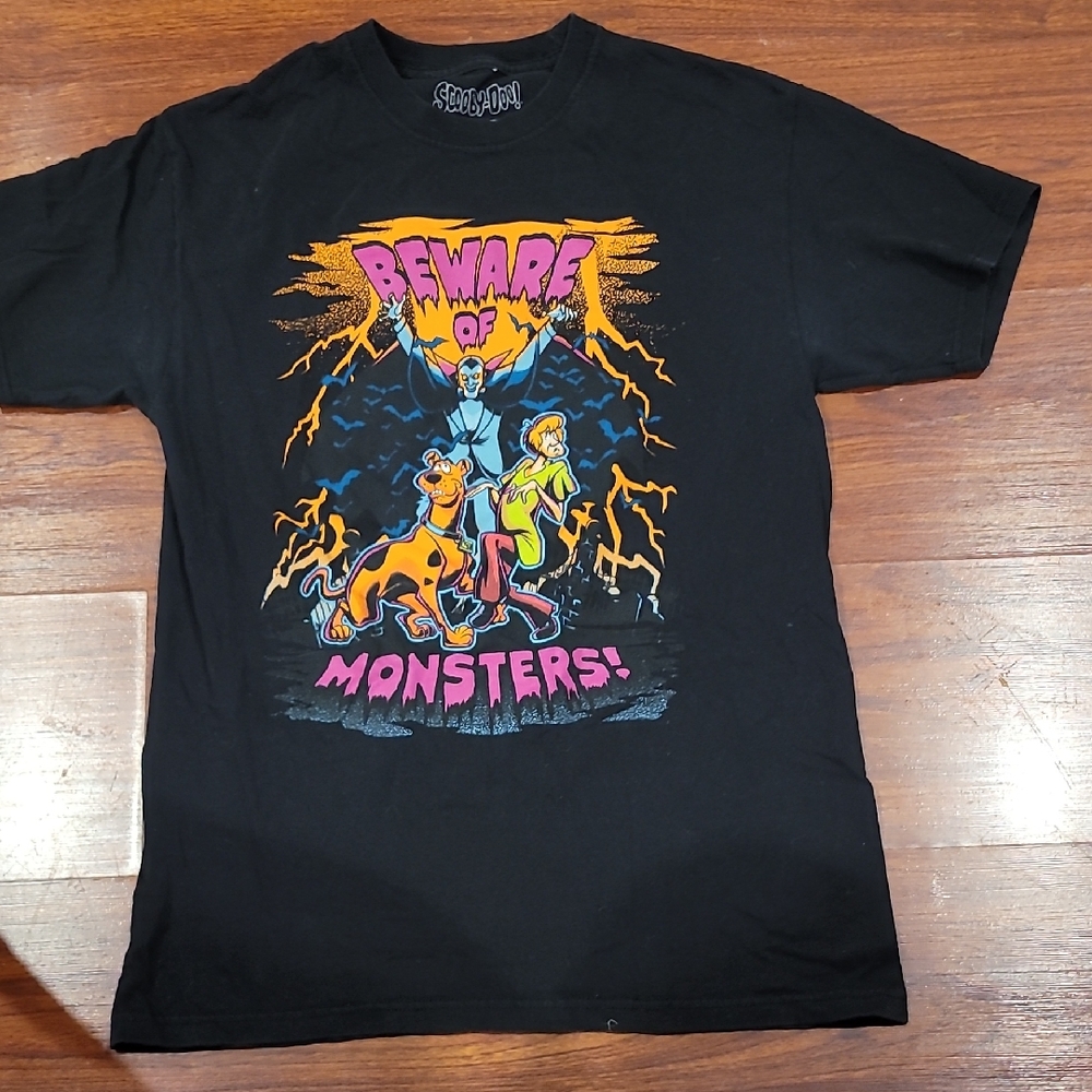 Black Scooby-Doo Graphic T-Shirt
